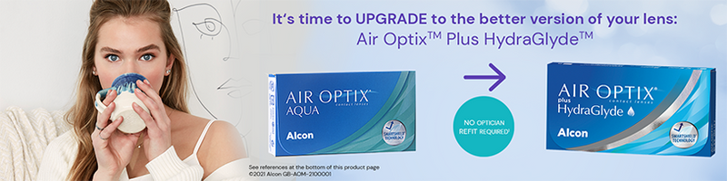 Upgrade to Air Optix with Hydraglyde